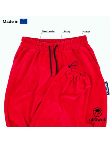 Kelnės "Velour Pants Red"