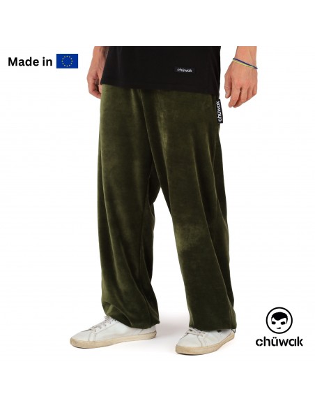 Hose "Velour Pants Green"