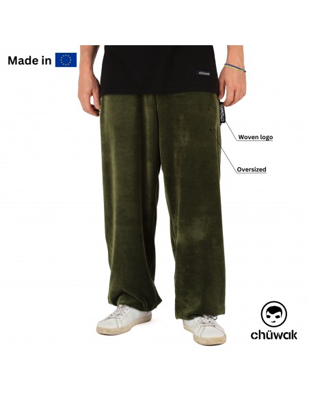 Hose "Velour Pants Green"