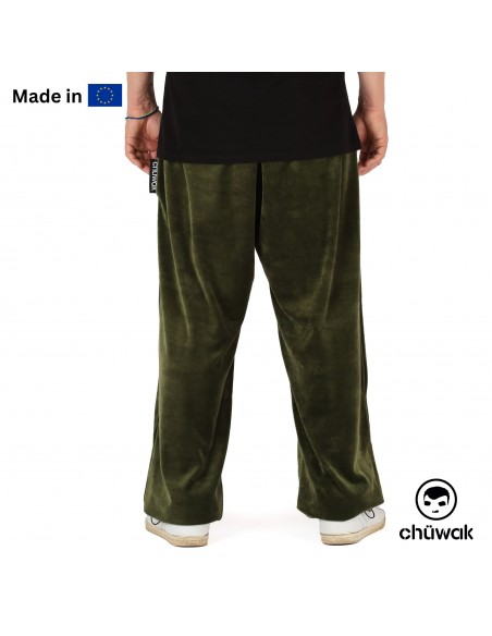 Hose "Velour Pants Green"