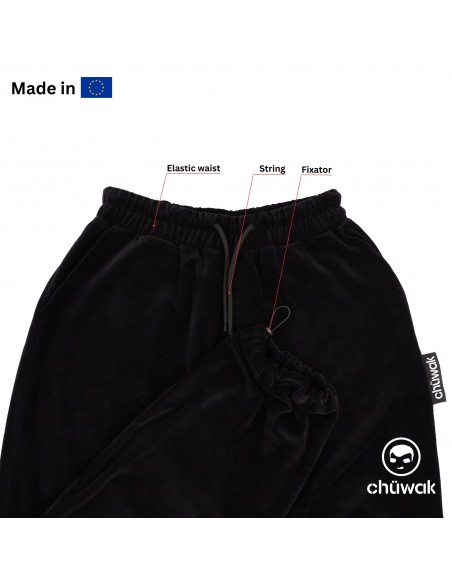Kelnės "Velour Pants Black"