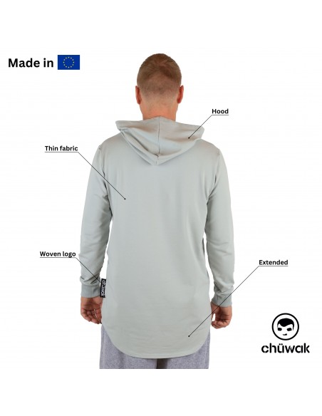 Summer Hoodie Light Grey