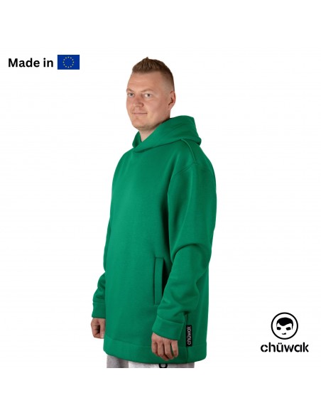 Džemperis Hoodie Exquisite Line Kelly Green