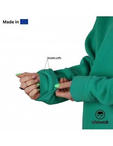 Hoodie Exquisite Line Kelly Green