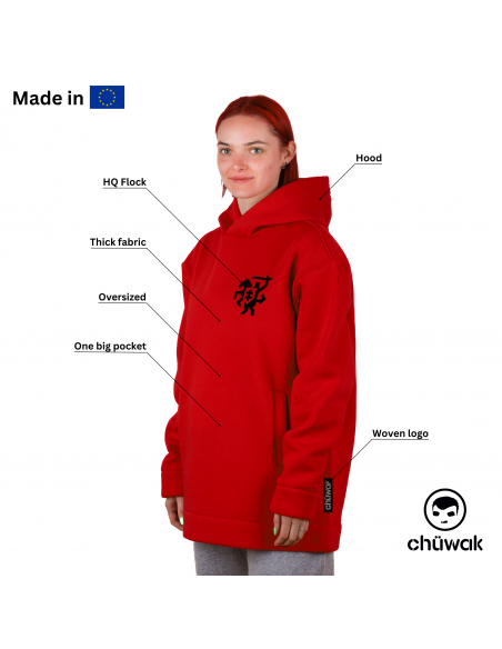 Kapuzenpullover Hoodie Exquisite Line LT Red
