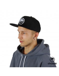 Cap SnapBack Black Face 2
