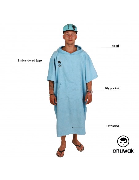 Chuwak Poncho Sky Blue