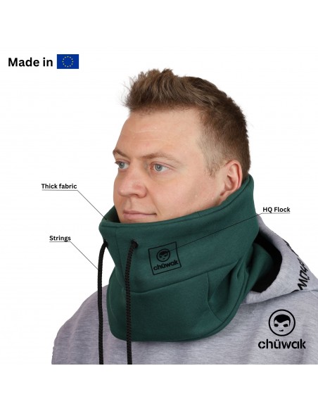 Halswärmer  Chuwak Tube in Dark Green