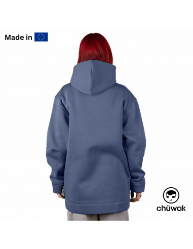 Hoodie Exquisite Line Blue Indigo