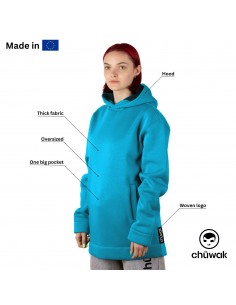 Džemperis Hoodie Exquisite Line Caribbean Sea 2