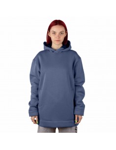 Hoodie Exquisite Line Blue Indigo