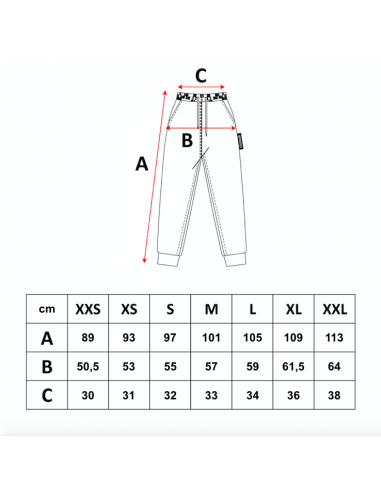 Buggy Pants Exquisite Line Red