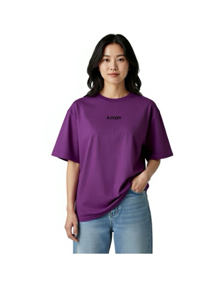 Oversized T-Shirt 2.COZY Purple