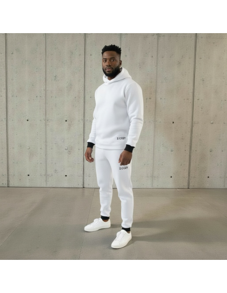 Kapuzenpullover 2.COZY Pure White