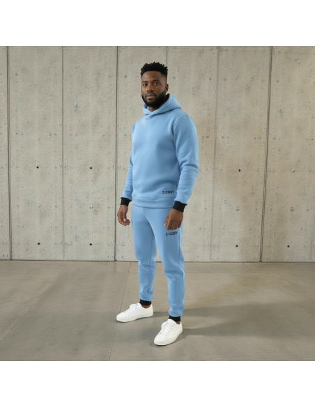 Kapuzenpullover 2.COZY Baby Blue