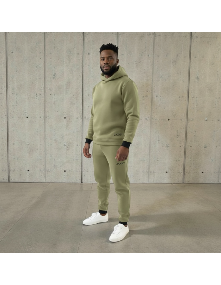 Hoodie 2.COZY Green Almond