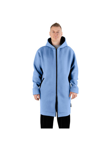 2.COZY Langer Kapuzenpullover mit...