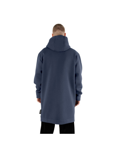 2.COZY Langer Kapuzenpullover mit...