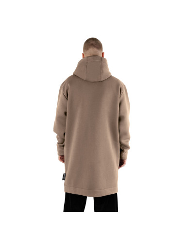 2.COZY Langer Kapuzenpullover mit...