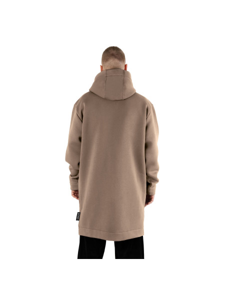 2.COZY Long ZipUp Hoodie Cappuccino