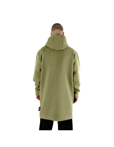 2.COZY Long ZipUp Hoodie Green Almond