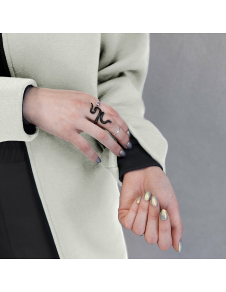 2.COZY Langer Kapuzenpullover mit Reißverschluss Vapor Blue