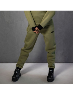 Kelnės 2.COZY Green Almond