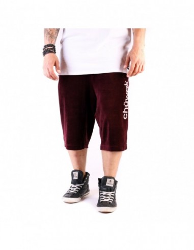 Šortai "Velour Shorts Maroon"