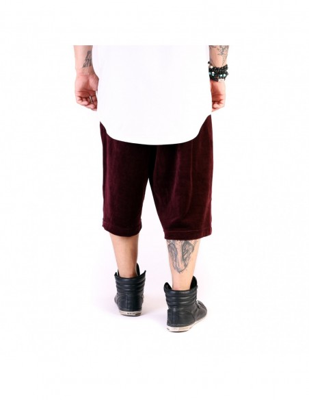 Šortai "Velour Shorts Maroon"