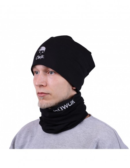 Plona kepurė Beanie Black Punk