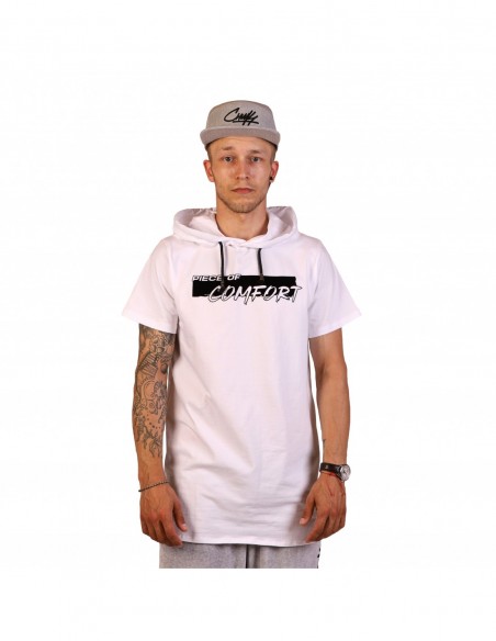 Shirts "Short Sleeve Hoodie Pure White PofC"
